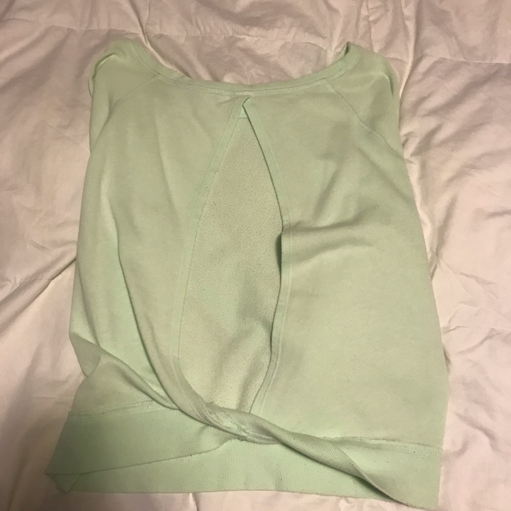 Long sleeve VS open back sweater